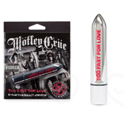 Motley Crue Classic Skull 10 Function Bullet Vibrator Silver