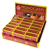 Monogamy Massage Candle 18pc Display