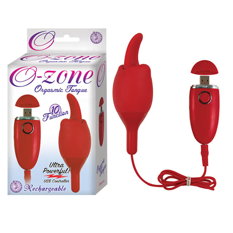 Ozone Orgasmic Tongue 10 Function USB Rechargeable Silicone Wate