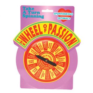 Wheel of passion game button