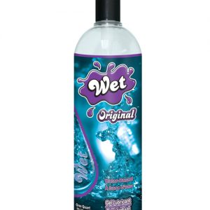 Wet original waterbased gel body glide - 32 oz pump bottle