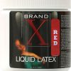 Brand x liquid latex - 16 oz red