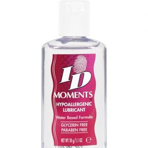 I-d moments hypoallergenic water basedlubricant - 1.1 oz bottle