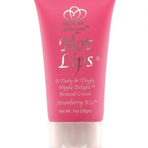 Hot lips a tasty tingly nipple cream -  1 oz strawberry kiss