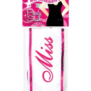 Miss Bachelorette Sash Hot Pink