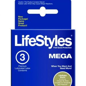 Lifestyles mega extra large - box of 3