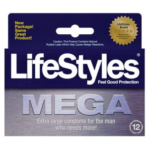 Lifestyles mega extra large -  box of 12