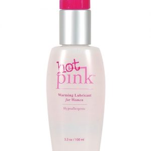 Hot pink lube - 3.3 oz pump bottle