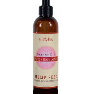 Hemp hand & body lotion - 8 oz  pump skinny dip