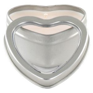 Hearts Massage Oil Candle - vanilla