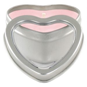 Hearts Massage Oil Candle - strawberry