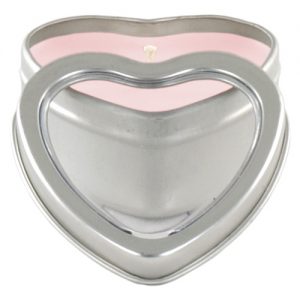 Hearts Massage Oil Candle - chocolate