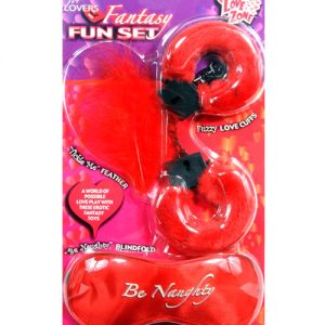 For lovers fantasy fun set - cuffs