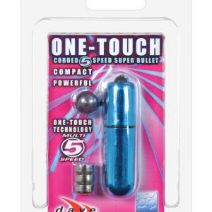 One touch bullet - 5 speed w/cord blue