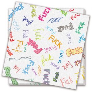 Dirty Dishes F-Bomb Napkins - Bag of 8