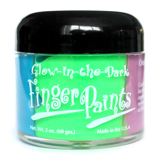 Glow in the Dark Finger Paints (2oz