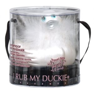 I rub my duckie massager travel paris - pearl blanc