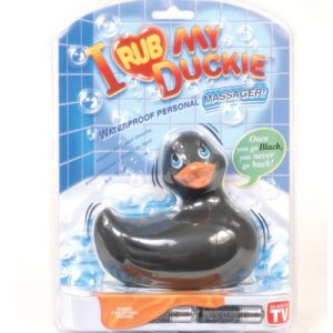 I rub my duckie massager - black