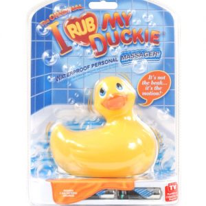 I rub my duckie massager - yellow