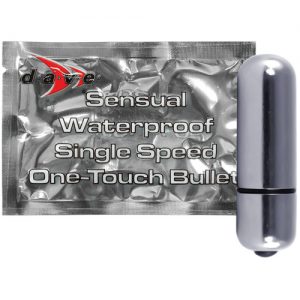 Wireless push button waterproof bullet - silver