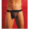 69 rubber look vinyl men's g-string black l/xl