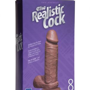 8" realistic cock - mulatto