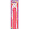 Crystal jellies 10" classic dildo - pink