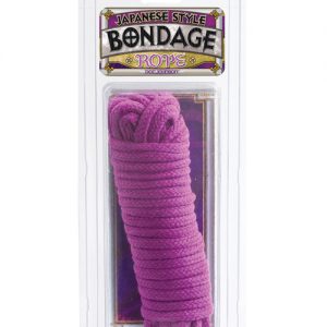 Japanese style bondage cotton rope - purple