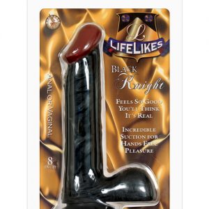 Lifelikes 8" black knight w/suction cup