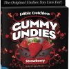 Edible male gummy undies - strawberry