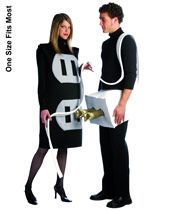 Plug & socket couples costume - packaged together