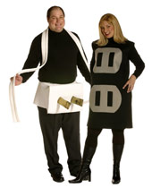 Plug & socket couples costume - plus size packaged together