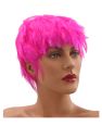 Hackle wig - shocking pink