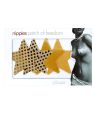 Superstar pasties - gold small star 2 pack