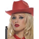 COWGIRL HAT - RED