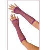 Long fishnet gloves - purple