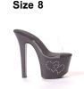 Ellie shoes heart 7" stiletto heel w/3" platform black eight