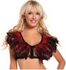 FEATHER TOP - RED -OS