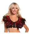FEATHER TOP - RED -OS
